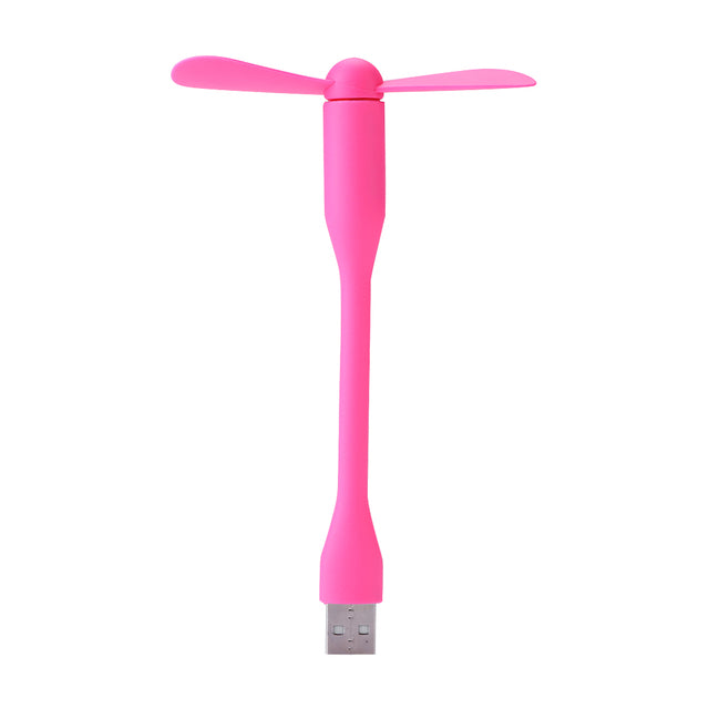 Creative USB Fan Flexible Bendable Mini Fan for Power Bank Laptop PC AC Charger