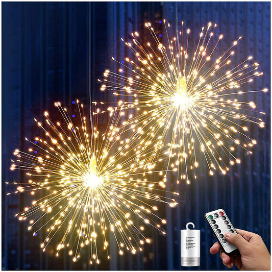 LED Waterproof Exploding Star Firework Lamp Fairy Lights Garden Home Decor