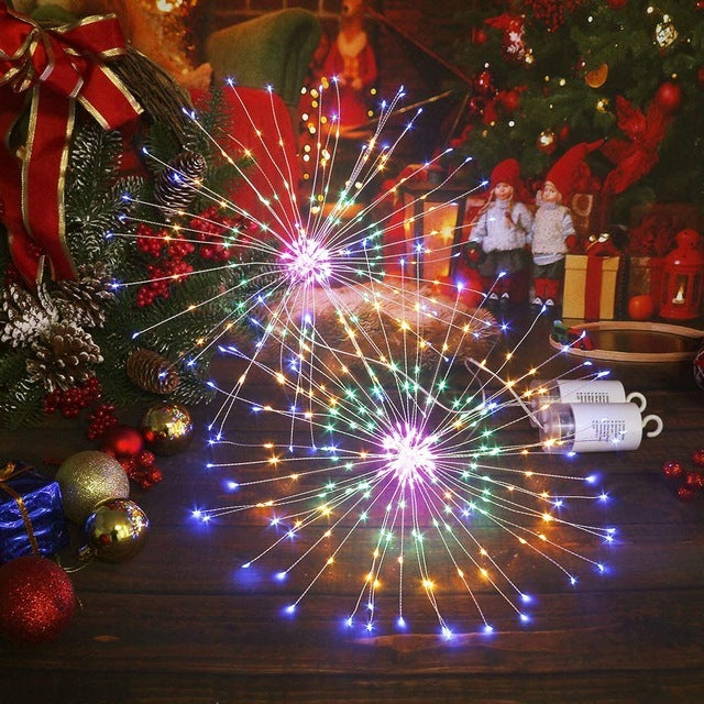 LED Waterproof Exploding Star Firework Lamp Fairy Lights Garden Home Decor