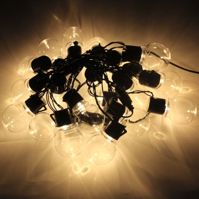 Fairy String Light Street Wedding Bulb Solar Lamp Outdoor