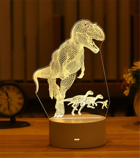 Lamp Acrylic USB LED Night Light Xmas Party Wedding Decoration Night Light Home