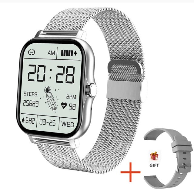 Women Smart watch Full touch Fitness Tracker Men Call Smart Clock Ladies For Android IOS+BOX