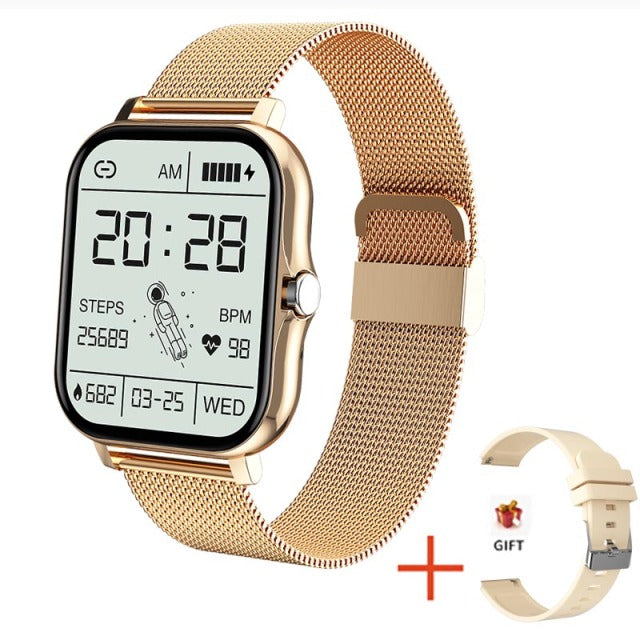 Women Smart watch Full touch Fitness Tracker Men Call Smart Clock Ladies For Android IOS+BOX