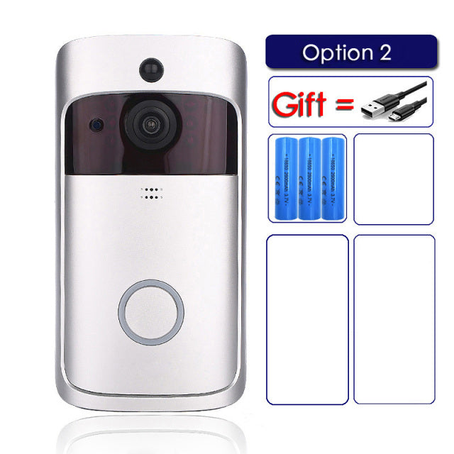 V5 Smart WiFi Video Doorbell Camera Visual Intercom With Chime Night vision