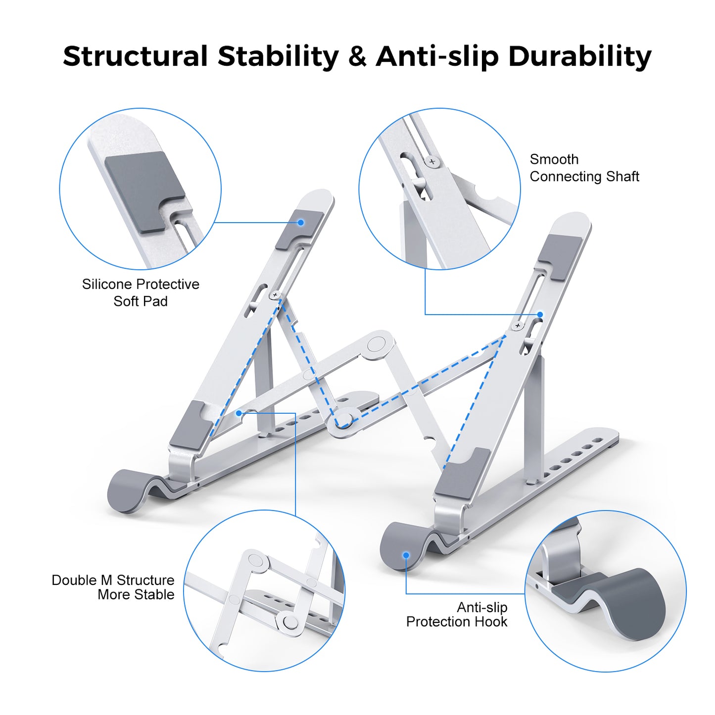 Laptop Stand For Desk Aluminium Alloy Notebook Stand Laptop Computer Accessories