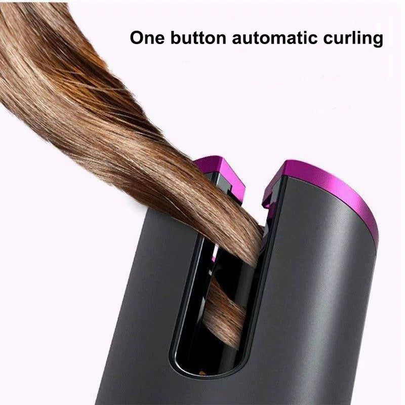 Rechargeable Automatic Hair Curler Women Portable Hair Curling Iron