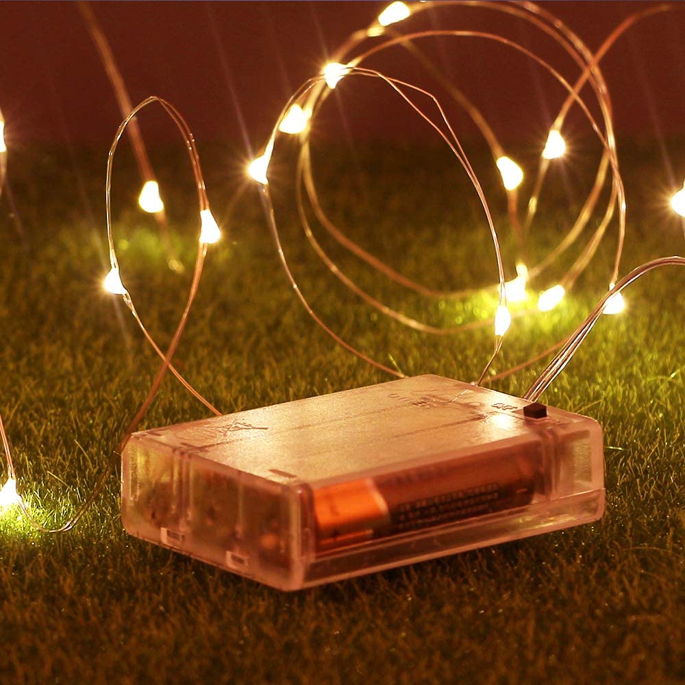 Led Fairy Lights Copper Wire String Holiday Outdoor Lamp Garland Luces