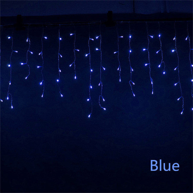 Christmas Lights Waterfall Outdoor Decoration Led Lights Curtain String Lights Party Decoration