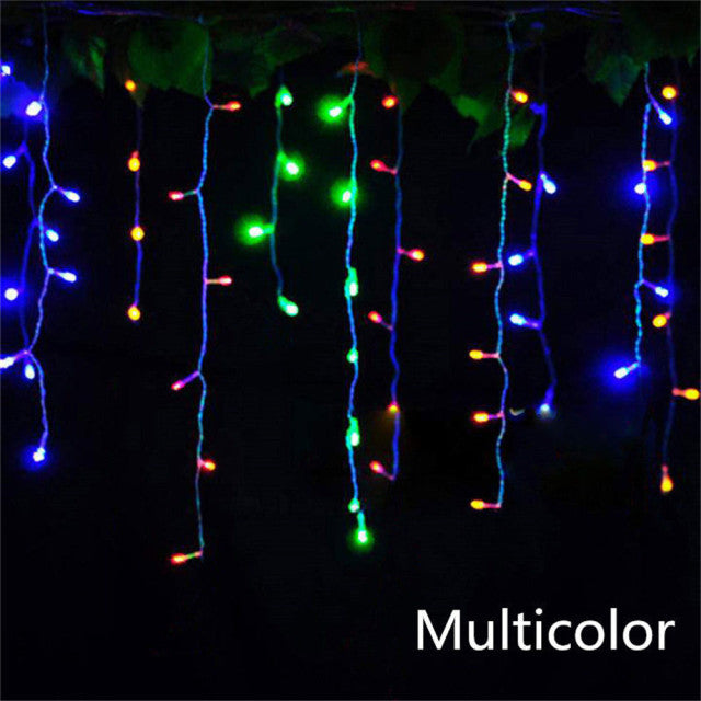 Christmas Lights Waterfall Outdoor Decoration Led Lights Curtain String Lights Party Decoration