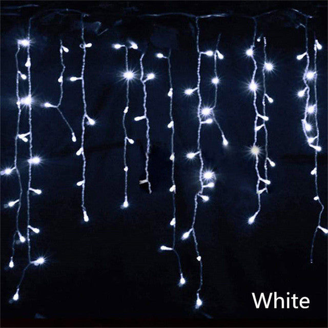 Christmas Lights Waterfall Outdoor Decoration Led Lights Curtain String Lights Party Decoration