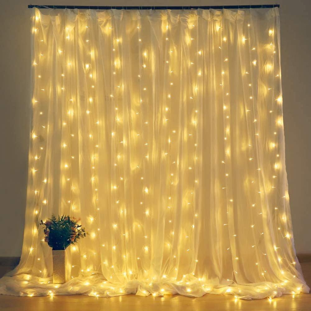 Led Icicle Curtain String Light Fairy Led