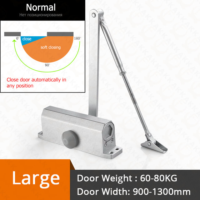 KAK Hydraulic Buffer Automatic Door Closer 25KG to 80KG