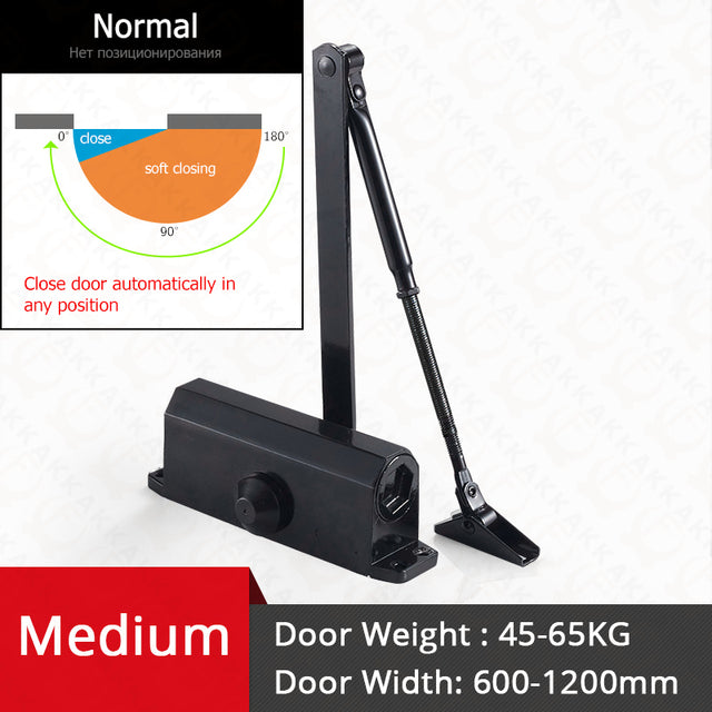 KAK Hydraulic Buffer Automatic Door Closer 25KG to 80KG