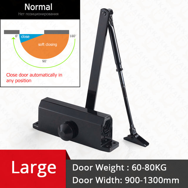 KAK Hydraulic Buffer Automatic Door Closer 25KG to 80KG