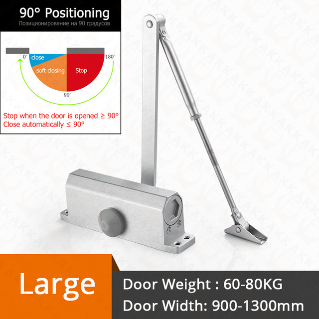 KAK Hydraulic Buffer Automatic Door Closer 25KG to 80KG