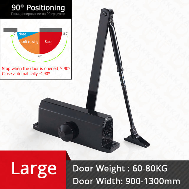 KAK Hydraulic Buffer Automatic Door Closer 25KG to 80KG