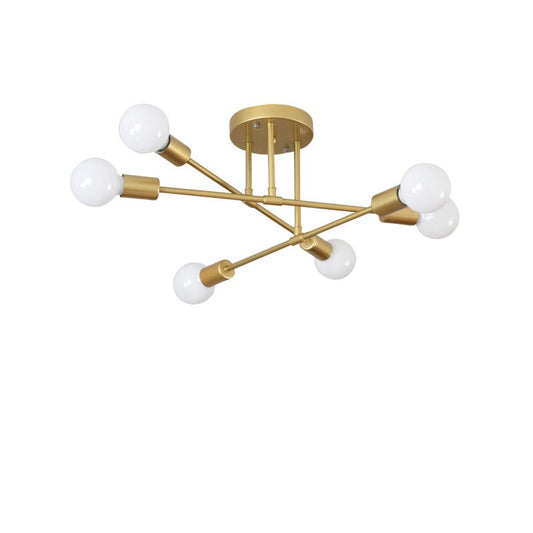 Modern Creative Lighting Warm And Romantic Golden Modern Ceiling Lamps