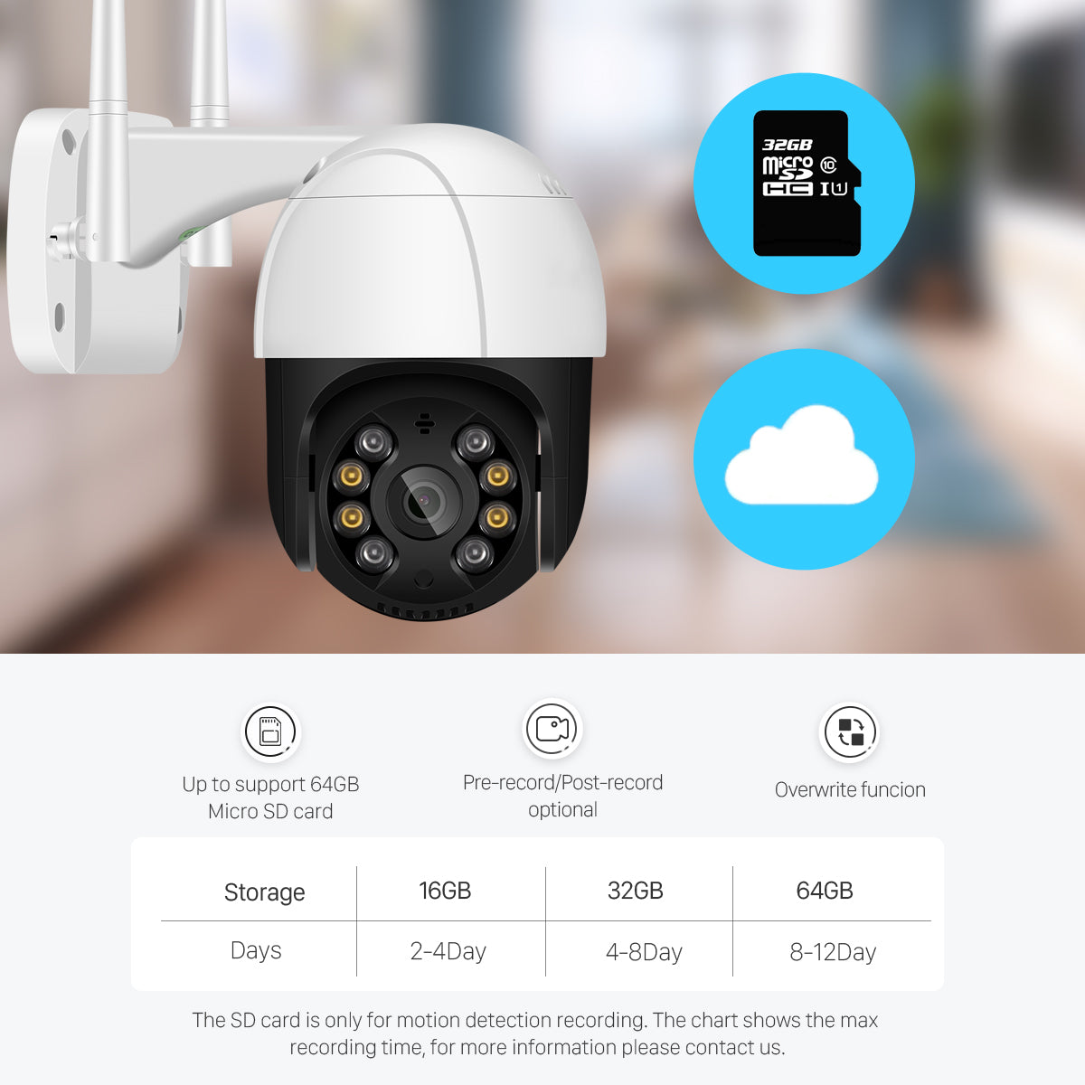 Wifi IP Camera Outdoor Security CCTV Camera