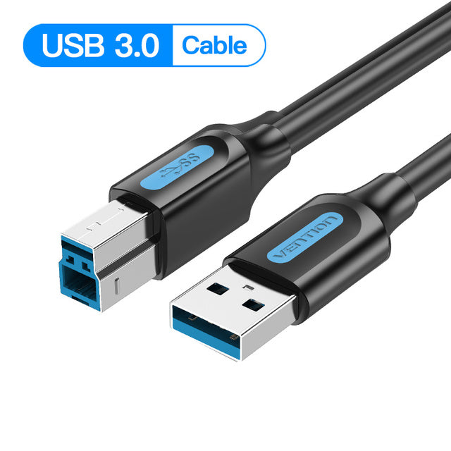 USB Printer Cable USB Type A Male to B Male Cable for Canon Label Printer DAC USB Printer