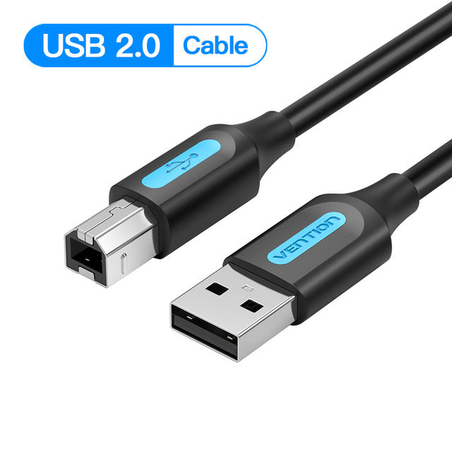 USB Printer Cable USB Type A Male to B Male Cable for Canon Label Printer DAC USB Printer