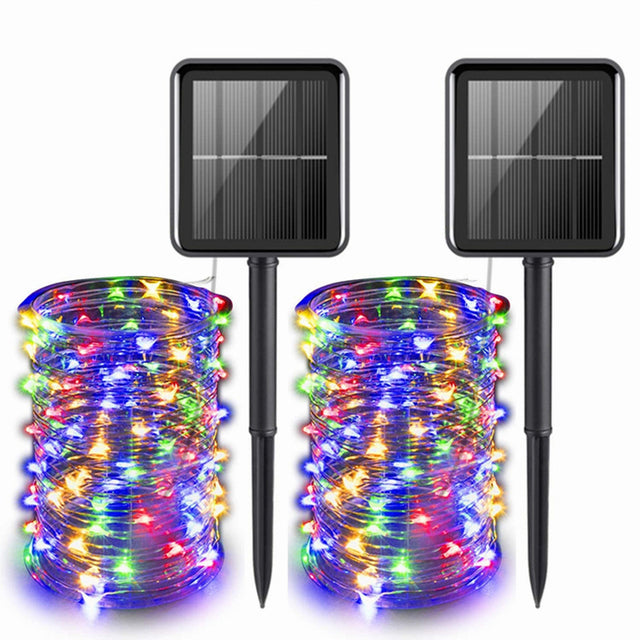 Outdoor Solar String Lights 1/2 Pack Waterproof Solar Powered Fairy Lights