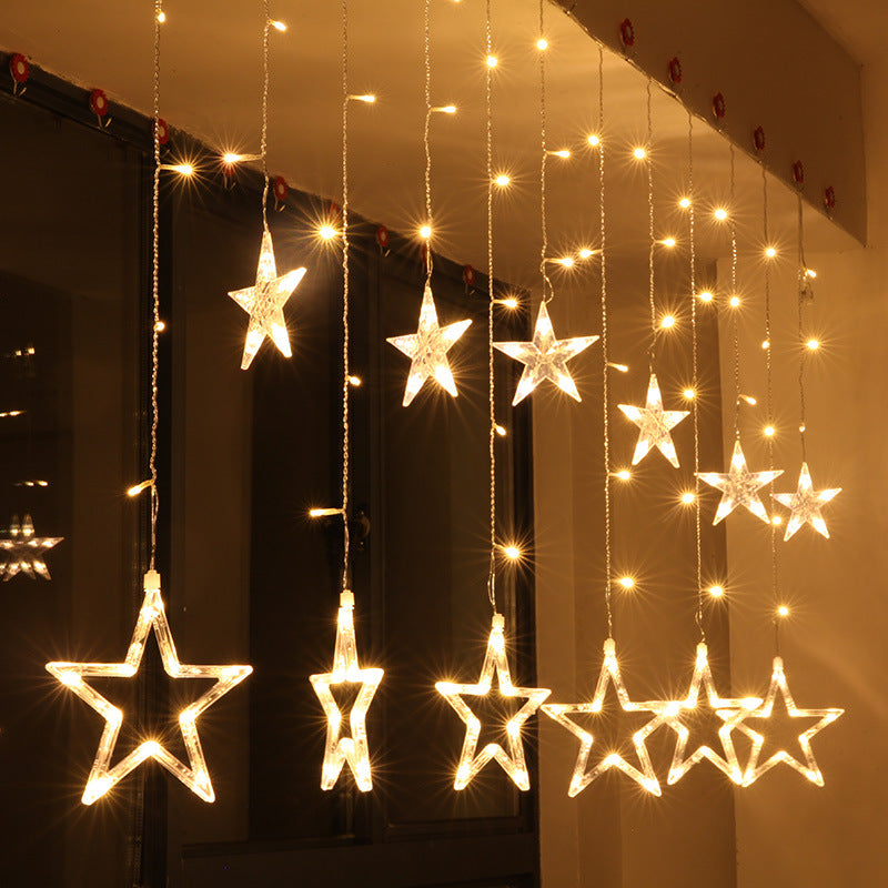 Star Curtain String Lights Fairy Lights Decorations for Home