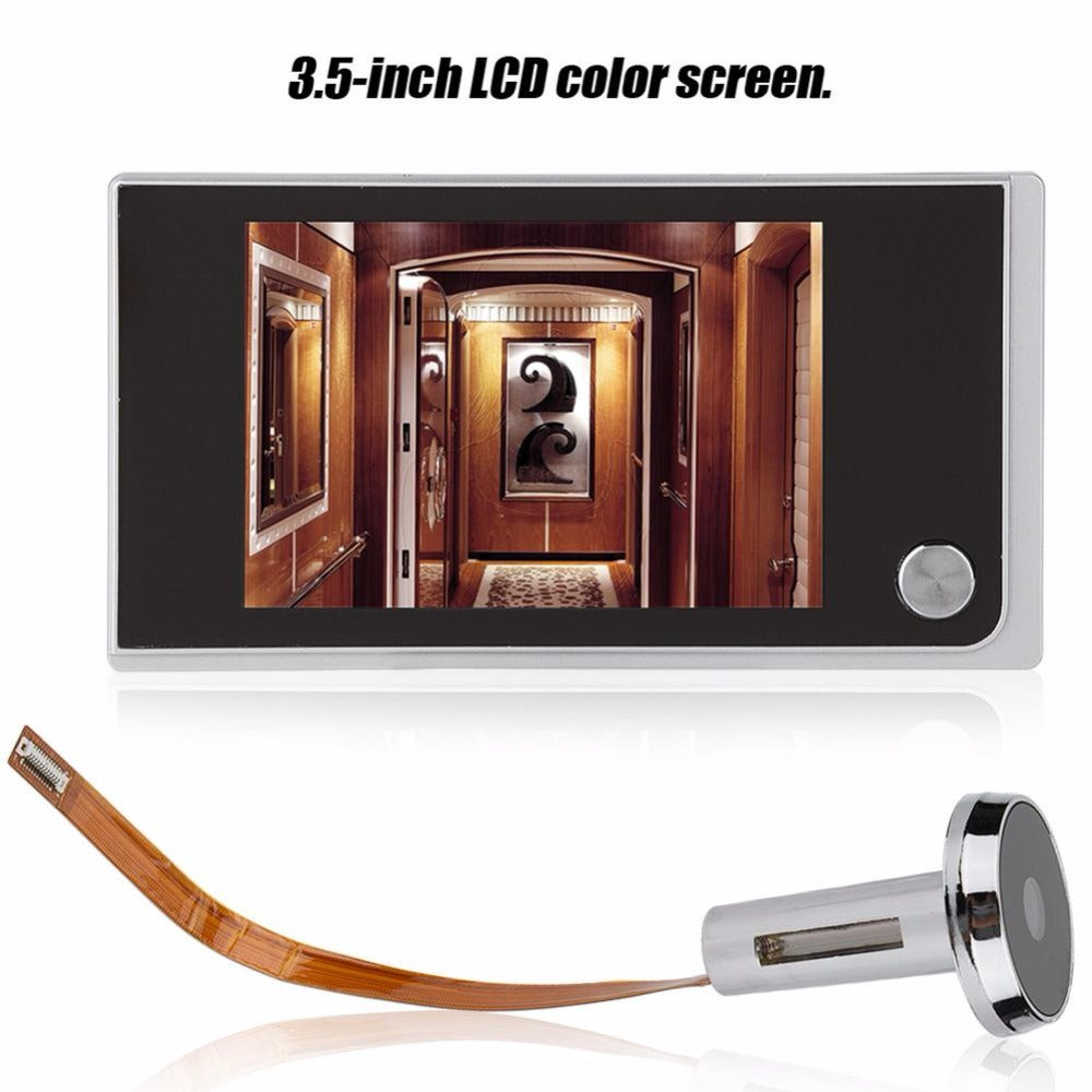 3.5 inch Doorbell Digital LCD 120 Degree visual monitoring electronic camera Doorbell