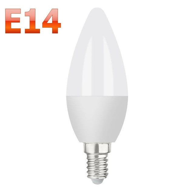 led Light bulb LED Lamp Indoor Warm Cold White Light Candle Bulb