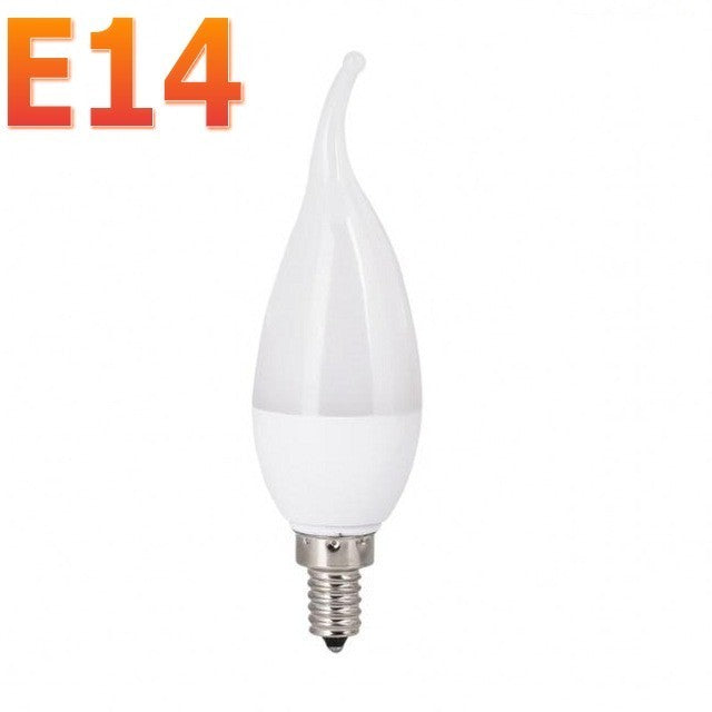 led Light bulb LED Lamp Indoor Warm Cold White Light Candle Bulb