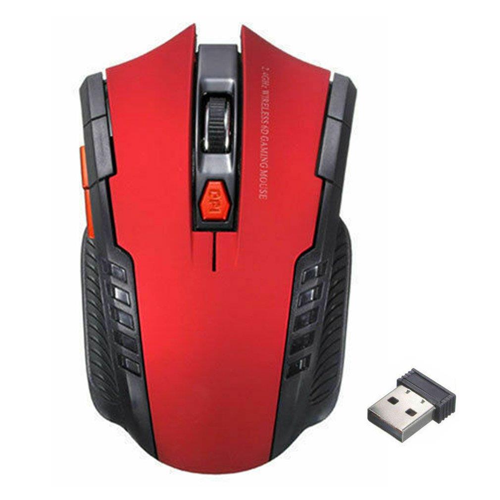 Wireless Mouse Adjustable DPI Mouse 6 Buttons Optical Gaming Mouse  Computer PC