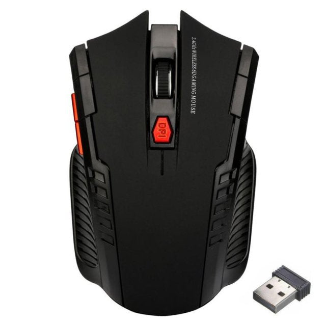 Wireless Mouse Adjustable DPI Mouse 6 Buttons Optical Gaming Mouse  Computer PC