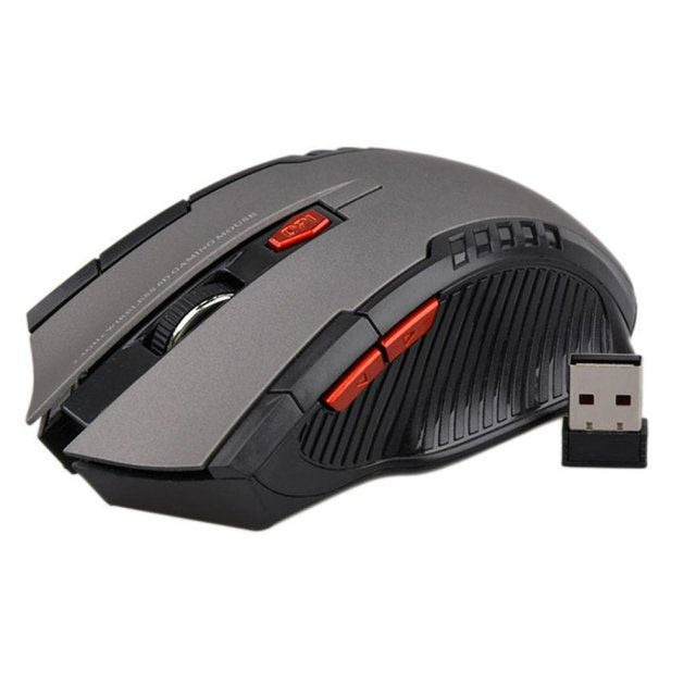 Wireless Mouse Adjustable DPI Mouse 6 Buttons Optical Gaming Mouse  Computer PC