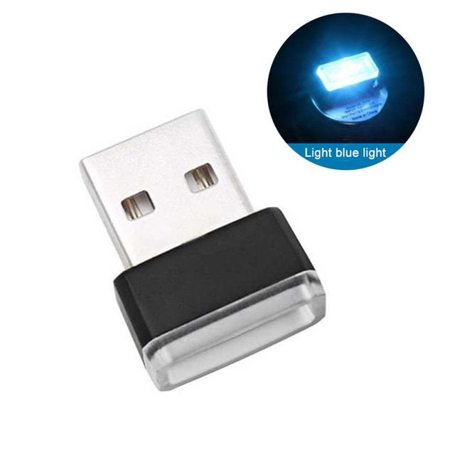 Mini USB LED Car Ambient Light Auto Interior Decorative Atmosphere Lamp