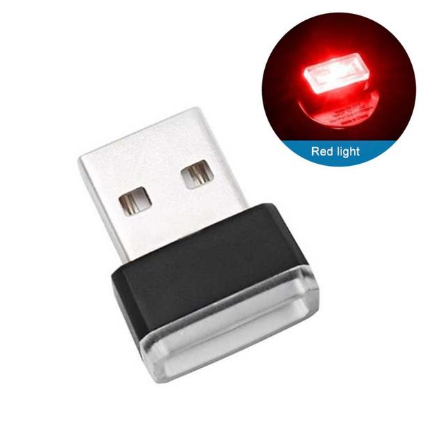 Mini USB LED Car Ambient Light Auto Interior Decorative Atmosphere Lamp