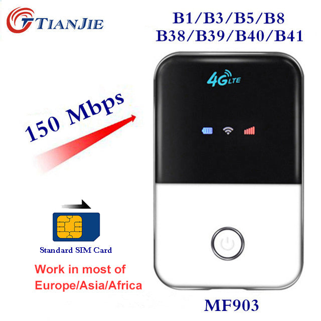 4G Lte Pocket Wifi Router Car Mobile Hotspot Wireless Broadband