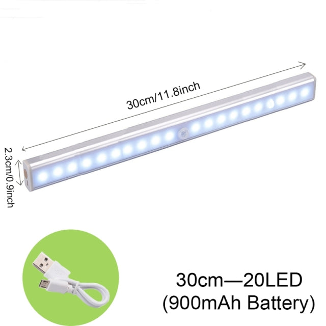 USB Rechargeable Motion Sensor Light Wall