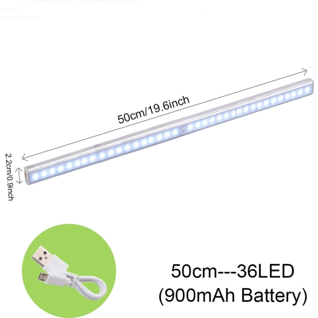 USB Rechargeable Motion Sensor Light Wall