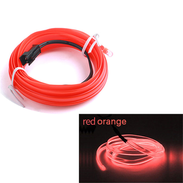 Car Interior Led Decorative Lamp EL Wiring Neon Strip