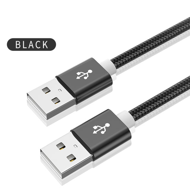 Kebiss Weave USB to USB Extension Cable Type A Male to Male USB Extender for Radiator