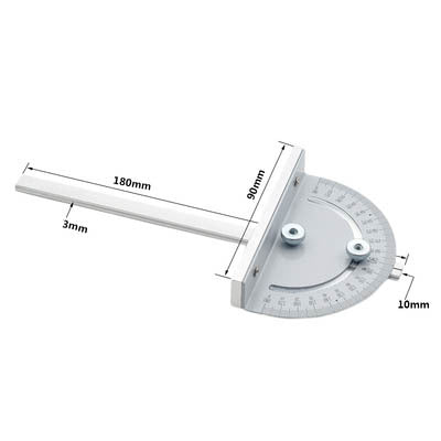 Aluminium Router Table Insert Plate Electric Wood Milling Flip Board with Miter Gauge Guide Set