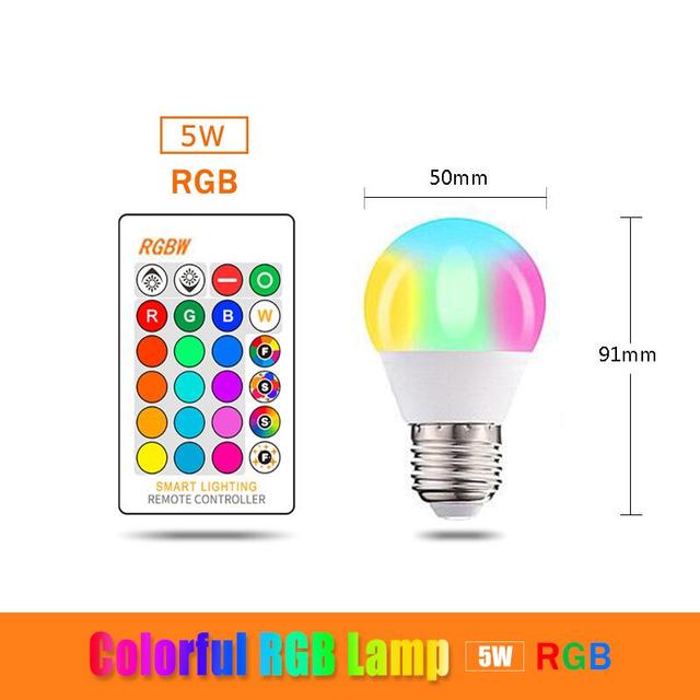 Bluetooth  LED Bulb Lights Changeable Colorful LED Lamp