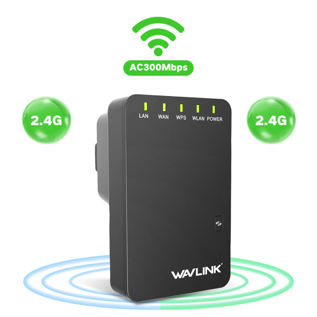 Wireless WiFi Repeater WiFi Extender/Router Boost WiFi Coverage Easy Installation