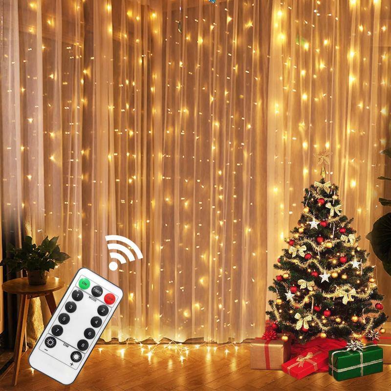 3M LED Fairy Lights Garland Led Festoon Curtain Lamp Remote Control USB