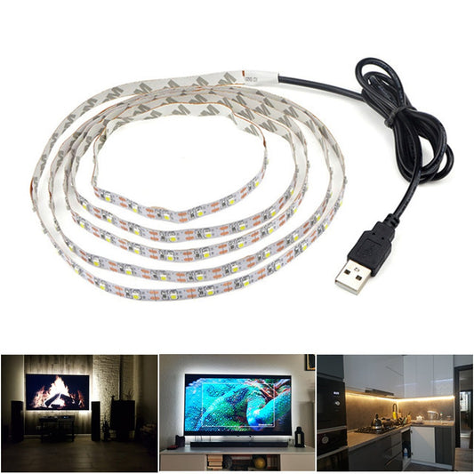 DC 5V USB LED Strips 2835 White Warm White Tira LED Strip Light TV Background Lighting