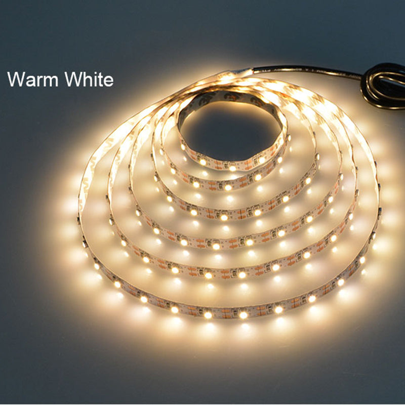 DC 5V USB LED Strips 2835 White Warm White Tira LED Strip Light TV Background Lighting