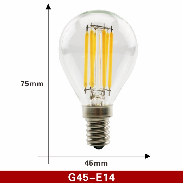 Retro Edison LED Filament Bulb Lamp Light Bulb Glass Bulb Vintage Candle Light