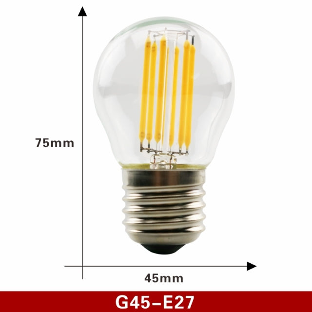 Retro Edison LED Filament Bulb Lamp Light Bulb Glass Bulb Vintage Candle Light