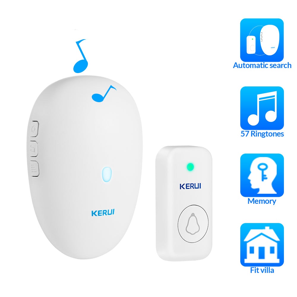 M521 Outdoor Wireless Doorbell Smart Home Security Welcome Chime Kit Door Bell