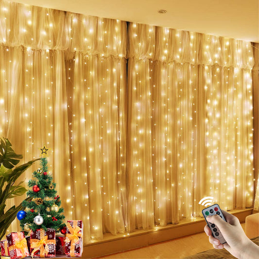 Christmas Lights LED String Lights Fairy Garland Curtain Lamp for Home