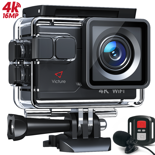 Original Victure AC700  4K 30fps Action Camera  16MP EIS